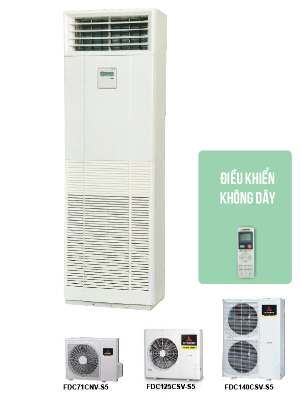 Máy lạnh Tủ đứng Mitsubishi Heavy FDF71CNV-S5 (3.0HP)