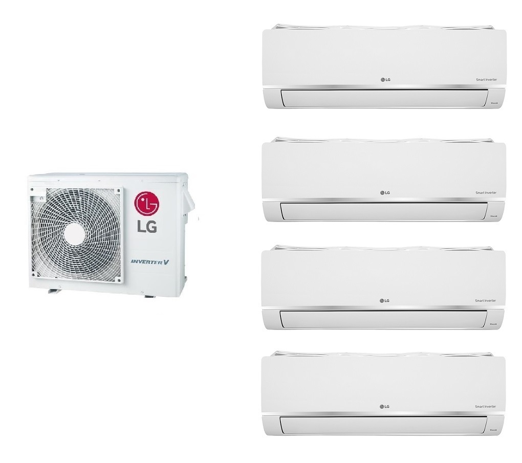Hệ thống máy lạnh Multi Split LG 4.0HP + 04 dàn lạnh treo tường 1.0HP