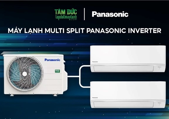 Máy lạnh MULTI Inverter Panasonic loại treo tường tiêu chuẩn 2.0 HP - Combo 2