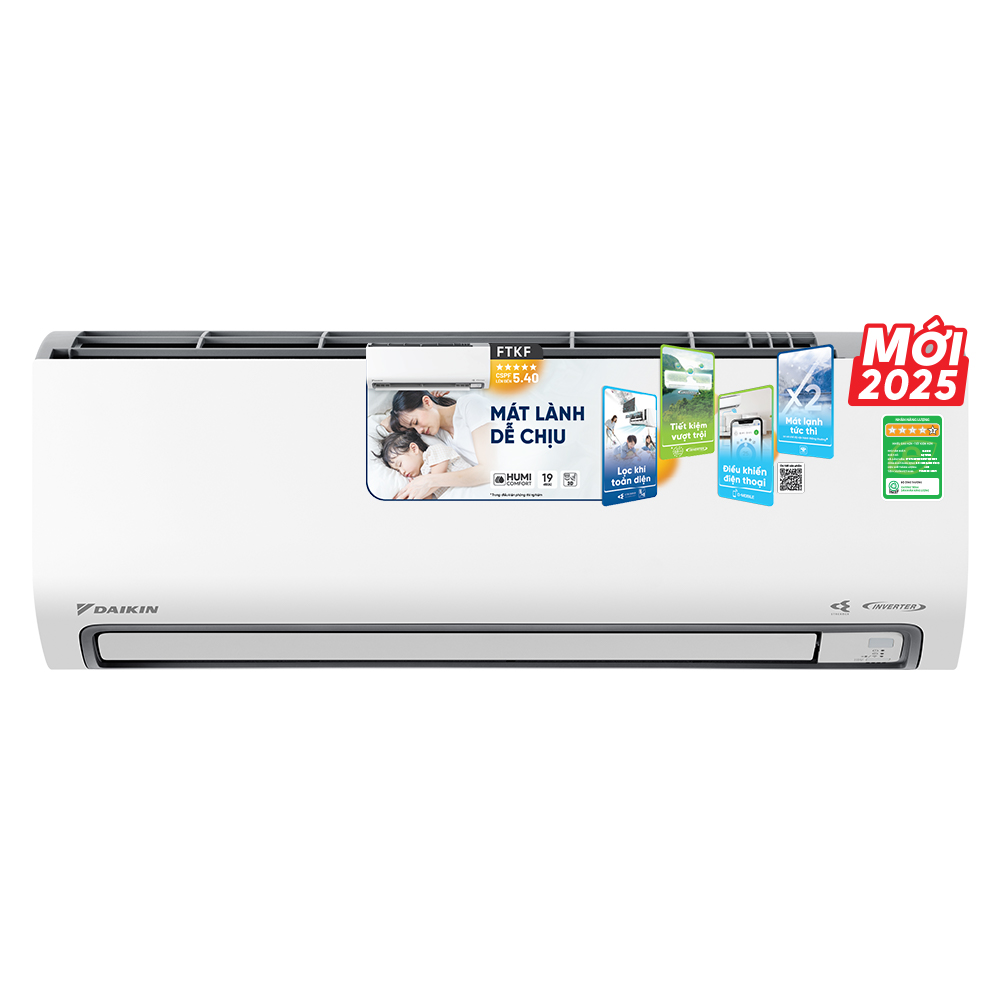 Máy lạnh treo tường Inverter Daikin FTKF35ZVMV (1.5HP)
