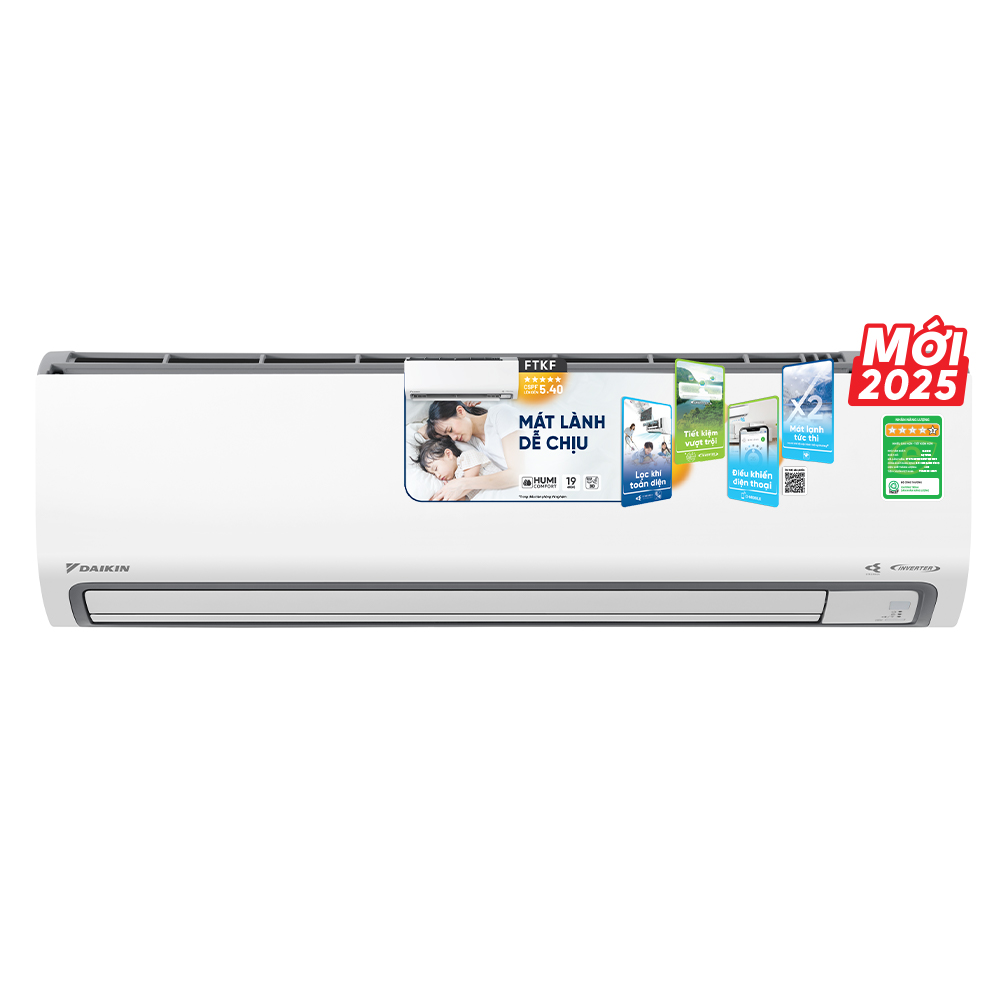 Máy lạnh treo tường Inverter Daikin FTKF71ZVMV (3.0HP)