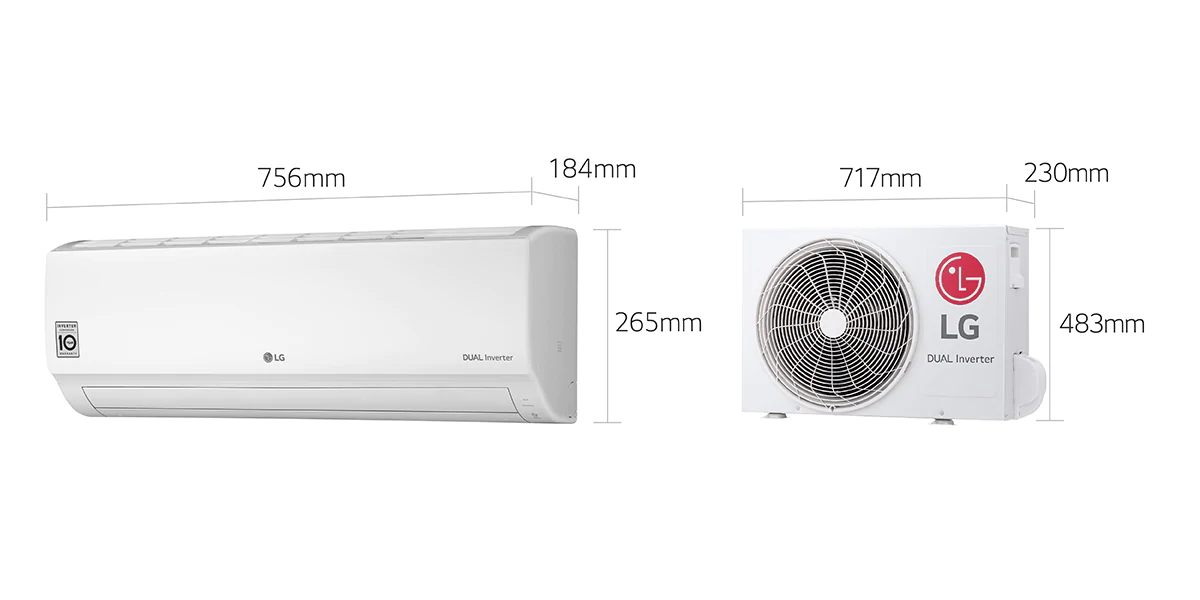 Máy lạnh LG V10ENW1 (1.0HP) - Inverter