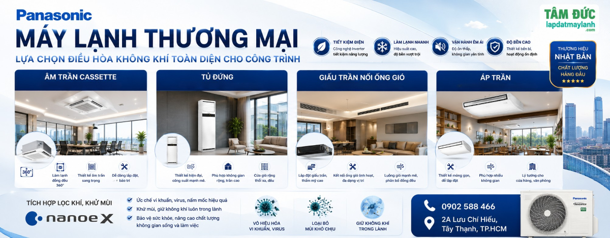 Điều hòa thương mại công suất lớn