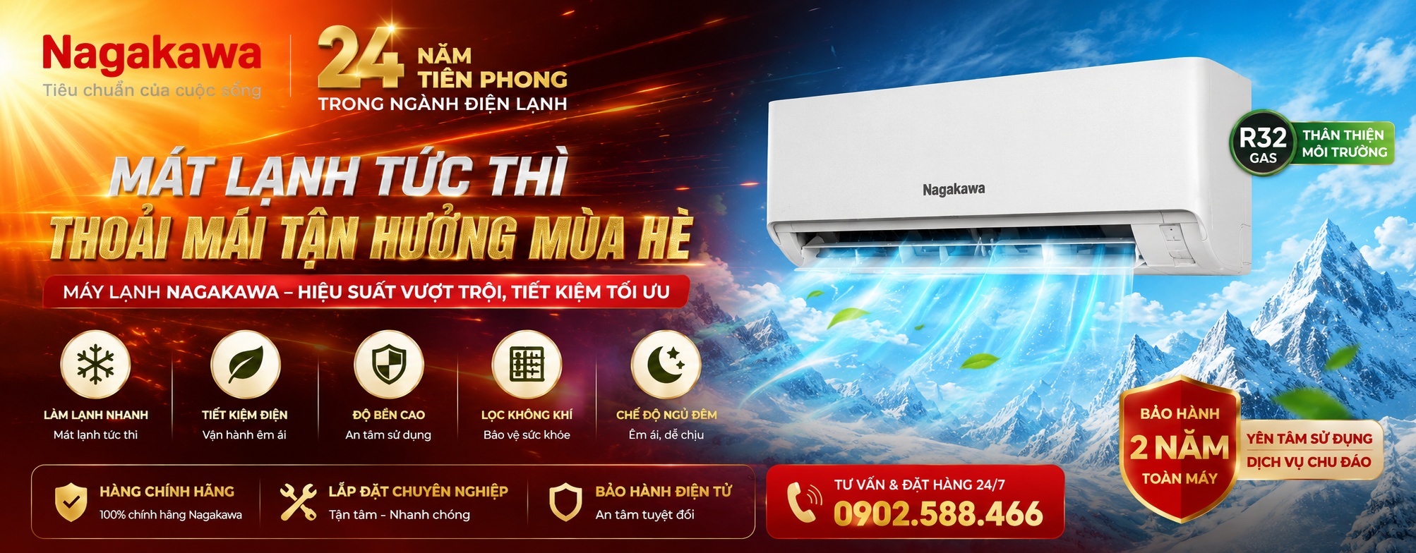 Máy lạnh Nagakawa