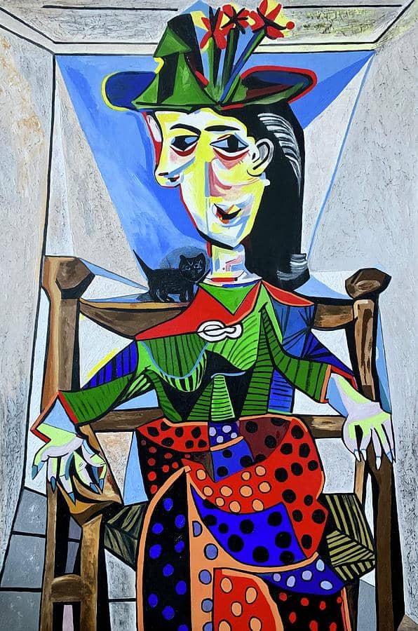 Danh họa Picasso và những tác phẩm đắt giá nhất thế giới 12 Bức tranh “Dora Maar with Cat” có giá 95.2 triệu đô