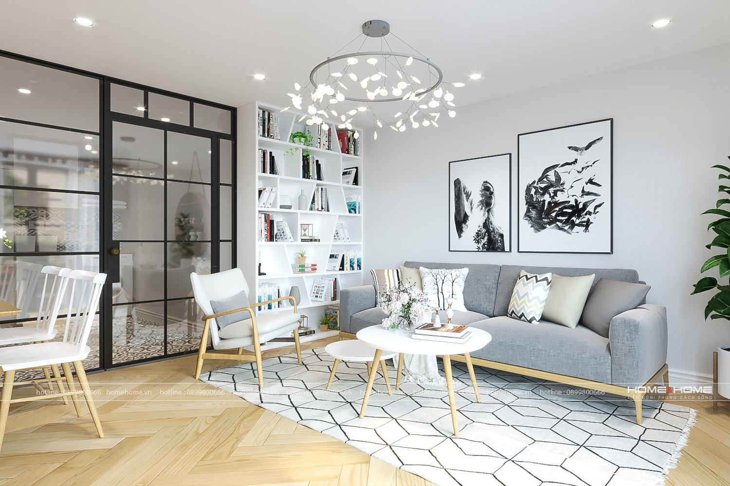 Scandinavian phong cách thiết kế ngôi nhà đẹp từng “centimet” 9 Họa tiết trong thiết kế Scandinavian