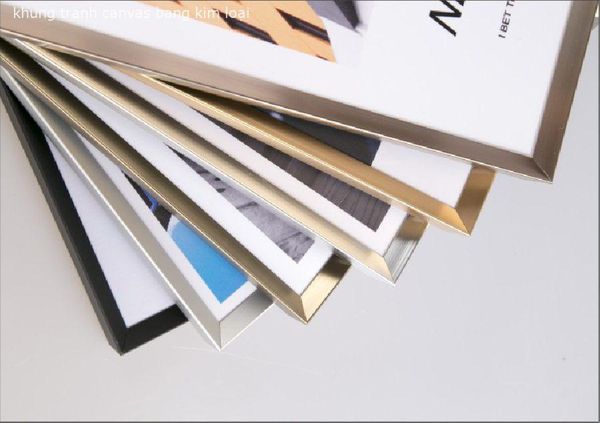 Khung Tranh Treo Tường Phòng Khách Hiện Đại 18 Khung Canvas bằng kim loại