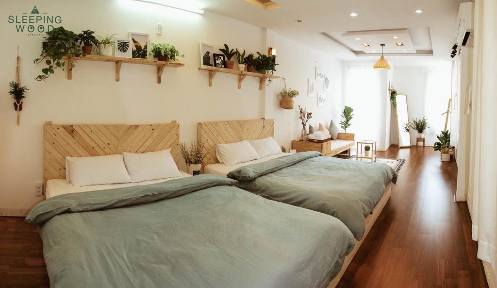 Gợi ý cách trang trí phòng ngủ homestay độc đáo, sáng tạo 21 Phòng ngủ của Sleepingwood Homestay Đà Nẵng