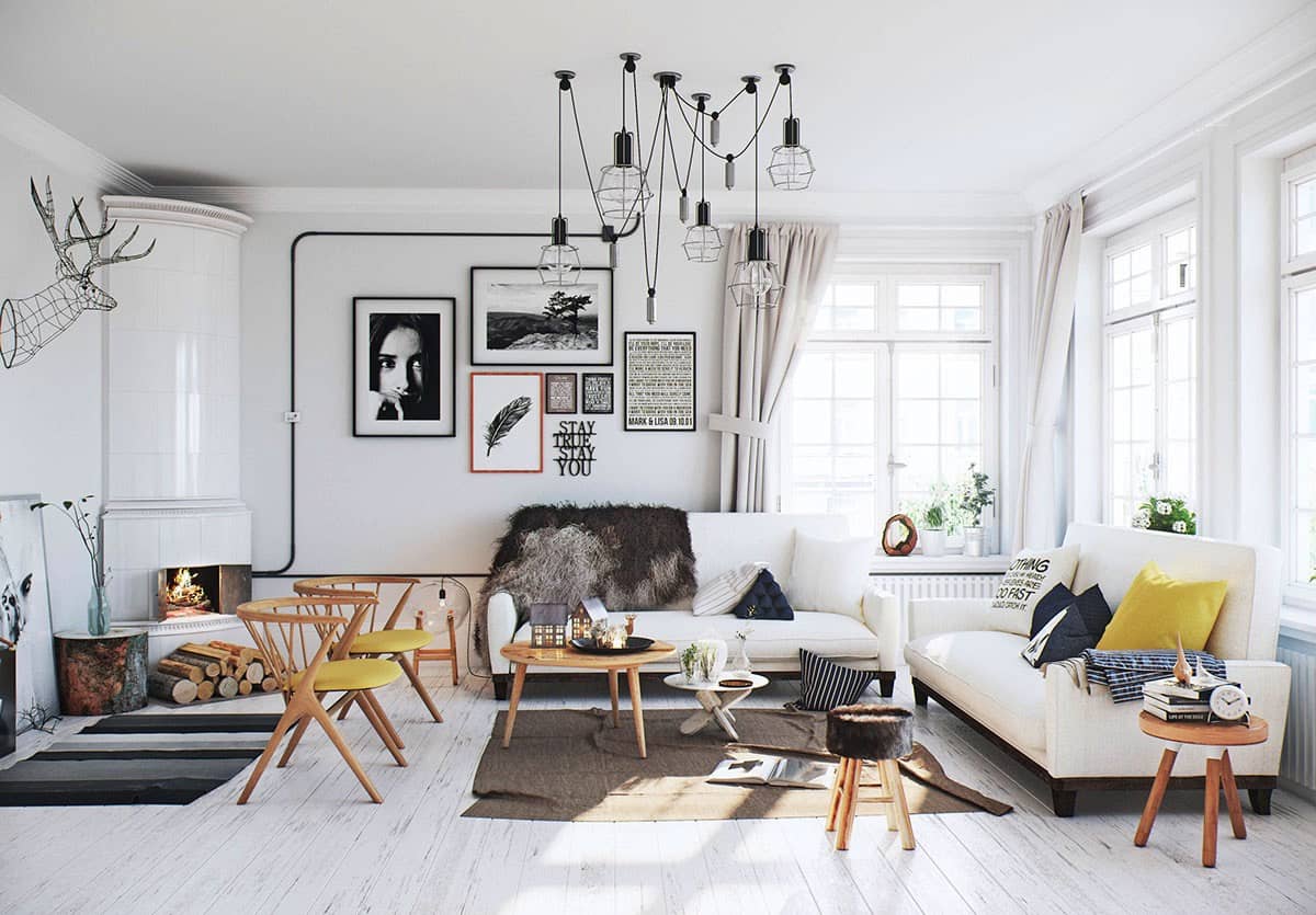 18 xu hướng trang trí nhà ở gia đình dự đoán HOT nhất năm 2020 14 Scandinavian hứa hẹn sẽ bùng nổ trong thiết kế và trang trí nhà ở gia đình 2020