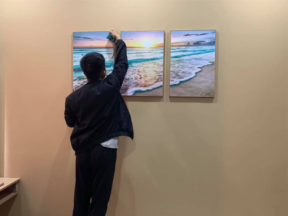Hướng dẫn làm tranh canvas Tranh được treo một cách đơn giản và dễ dàng