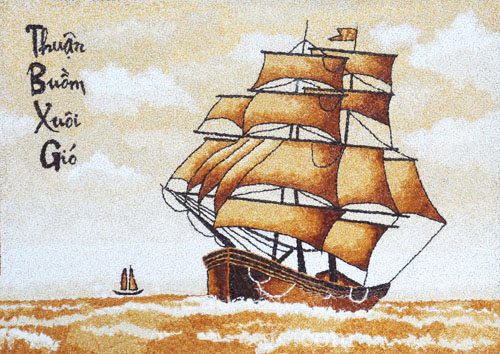 Tranh gạo - Dòng tranh mang đậm ý nghĩa dân tộc Việt Nam Tranh gạo - Dòng tranh mang đậm ý nghĩa dân tộc Việt Nam