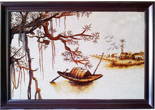 Tranh gạo - Dòng tranh mang đậm ý nghĩa dân tộc Việt Nam Tranh gạo - Dòng tranh mang đậm ý nghĩa dân tộc Việt Nam