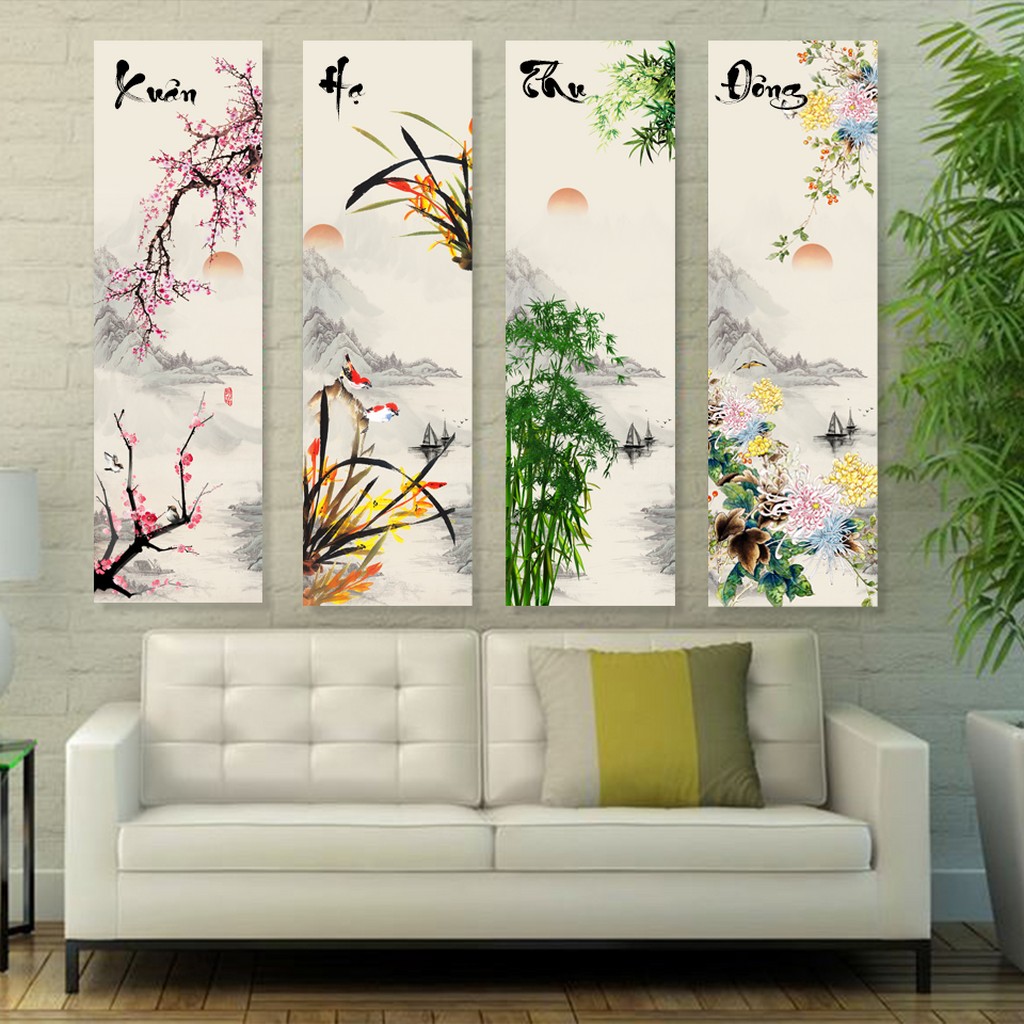 Ý nghĩa tranh Xuân Hạ Thu Đông và cách treo tranh hợp phong thủy Ý nghĩa tranh Xuân Hạ Thu Đông và cách treo tranh hợp phong thủy