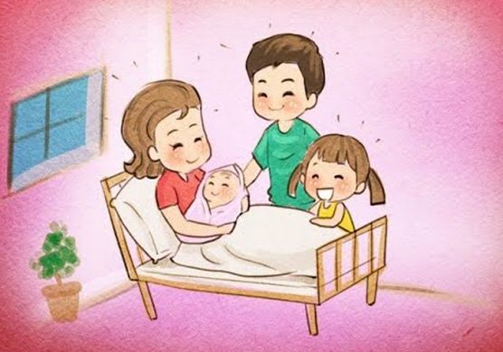 Vẽ tranh chủ đề về gia đình nổi bật nhất hiện nay 1 Bộ Tranh Gia Đình Nhỏ Ấm Cúng