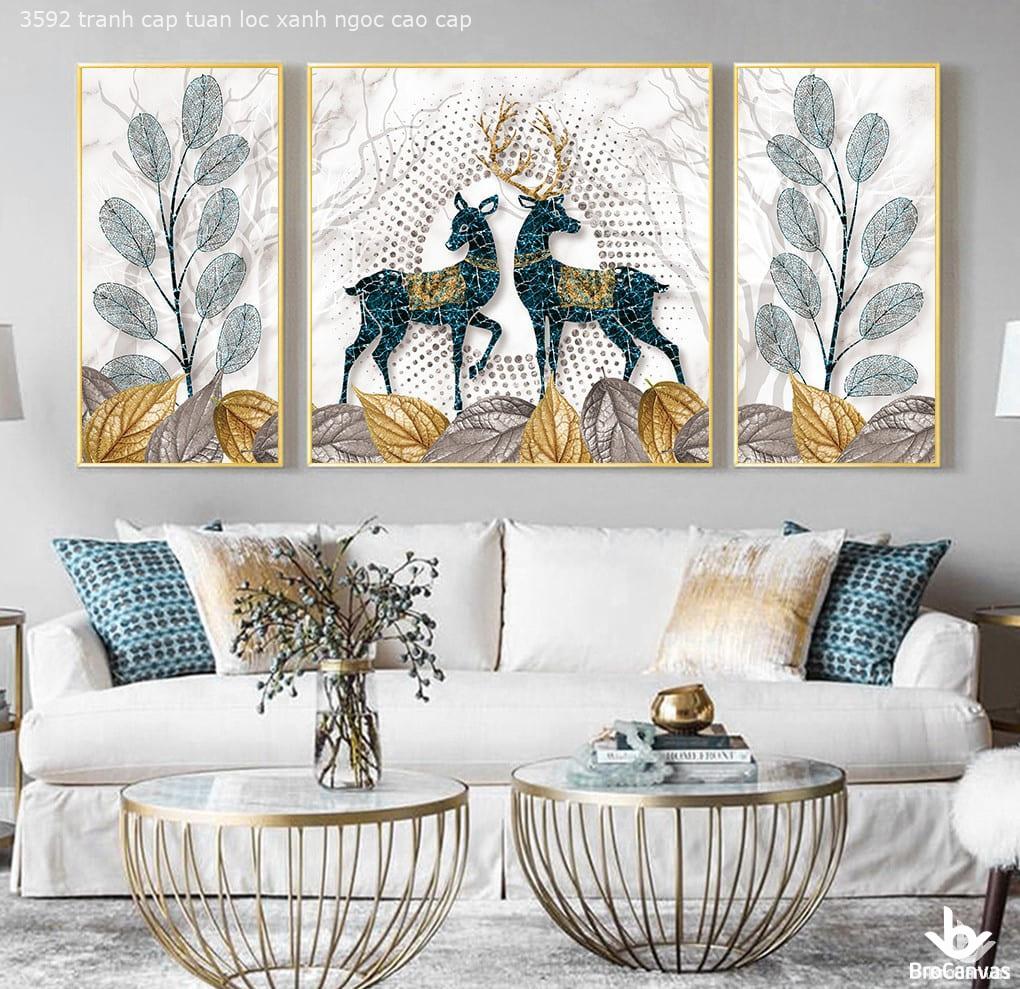 Những cách decor phòng khách tinh tế và độc đáo chỉ với tranh canvas 6 tranh trang trí tranh treo tường phong thủy tai đà nẵng