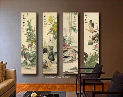 Ý nghĩa tranh Xuân Hạ Thu Đông và cách treo tranh hợp phong thủy Ý nghĩa tranh Xuân Hạ Thu Đông và cách treo tranh hợp phong thủy