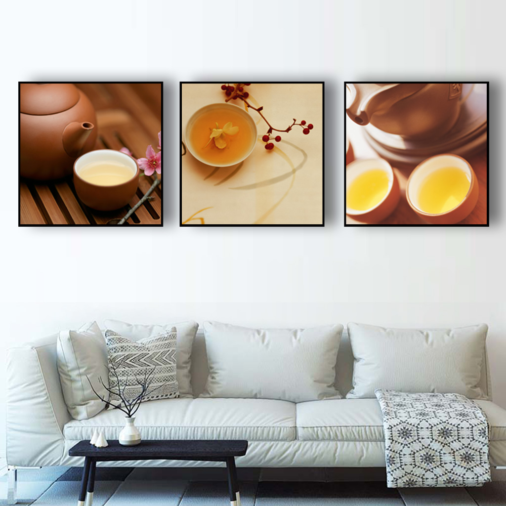 Khung Tranh Treo Tường Phòng Khách Hiện Đại 19 Khung Canvas hình vuông đơn giản, mang đậm nét đẹp hài hòa.