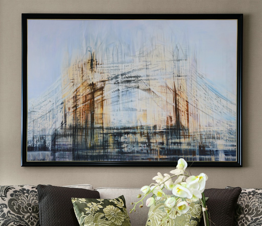 Top 4 điểm bán tranh canvas Quảng Nam đẹp - uy tín nhất 7 Tranh trừu tượng cây cầu sơn dầu