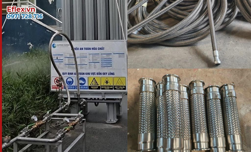 Ống Mềm Inox Dẫn Khí Oxy