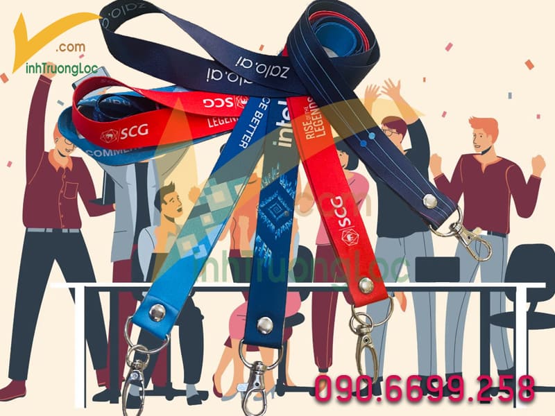 In dây đeo đeo thẻ theo yêu cầu hơn 999 ++ mẫu đẹp tại HCM