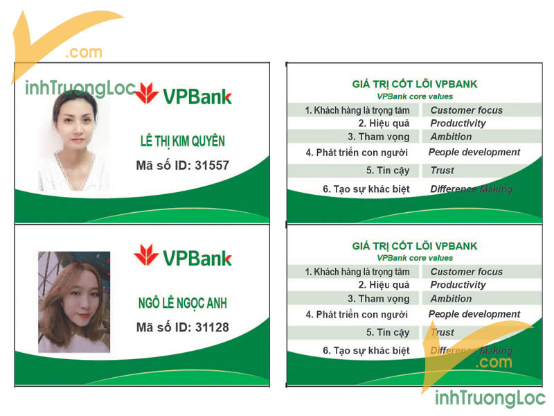 In thẻ nhựa cứng lấy ngay TpHCM giá rẻ