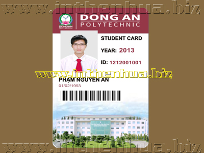 Thẻ Sinh Viên Bằng Nhựa Pvc