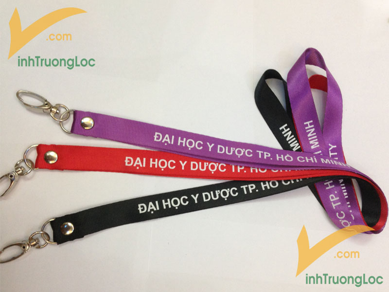 Dây đeo thẻ Đại học Y Dược TP.HCM nhiều màu