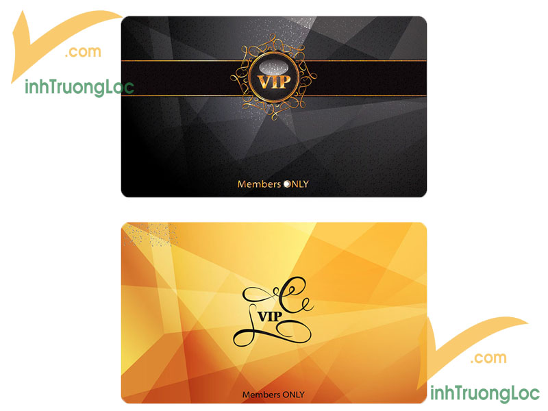 Mẫu thẻ VIP khách hàng thân thiết có chip thông minh