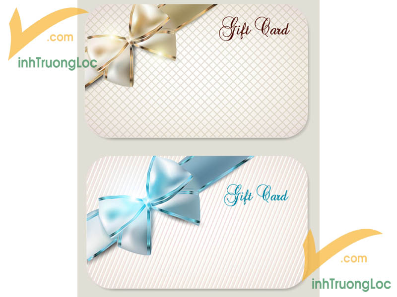 Thẻ quà tặng gift card cao cấp theo yêu cầu