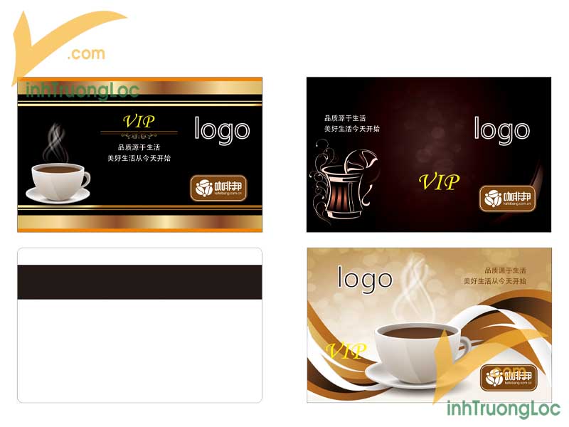 Thẻ thành viên quán Cafe đẹp mắt