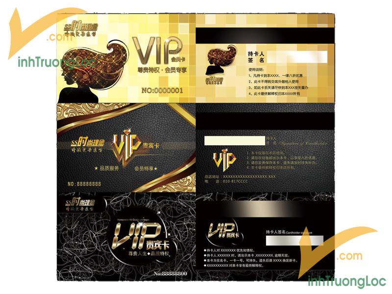 Thẻ VIP dành cho khách hàng thân thiết sang trọng