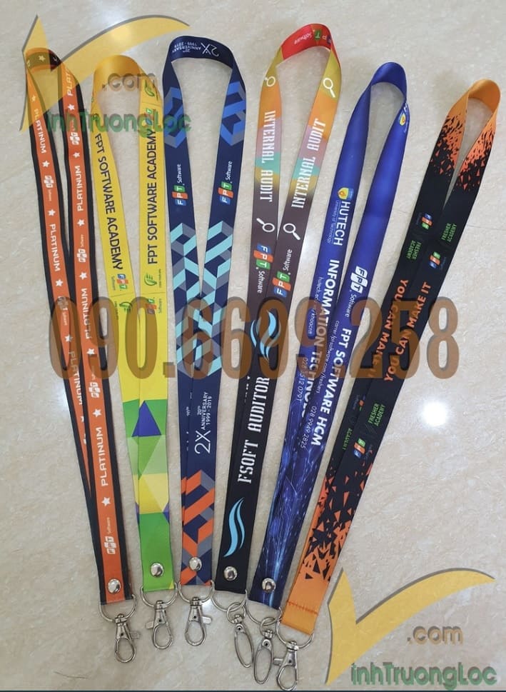 Dây đeo thẻ cao cấp statin in theo yêu cầu tại HCM