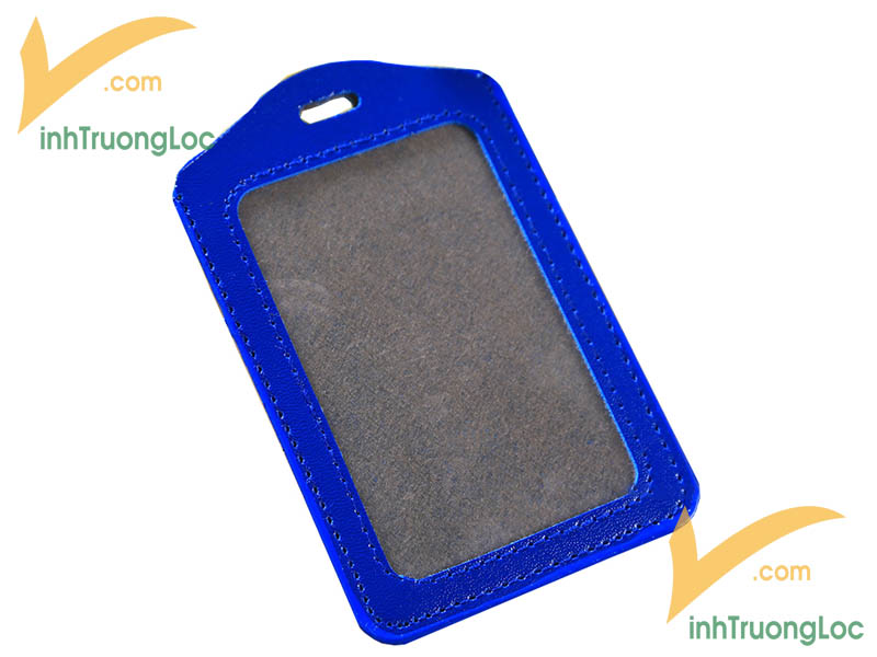 Mẫu bao chứa thẻ đeo mẫu đứng xanh dương siêu bền