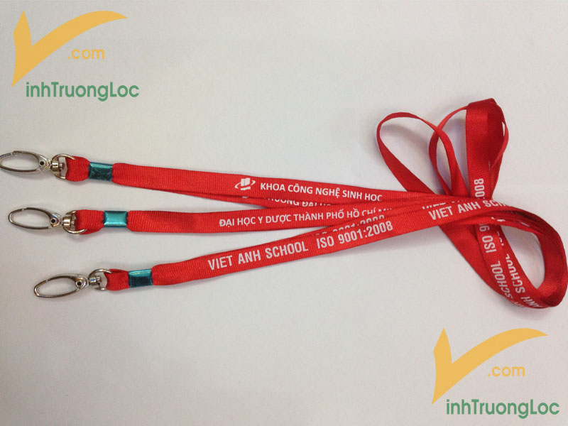 Dây đeo lụa rộng 10mm đỏ tươi mẫu 11
