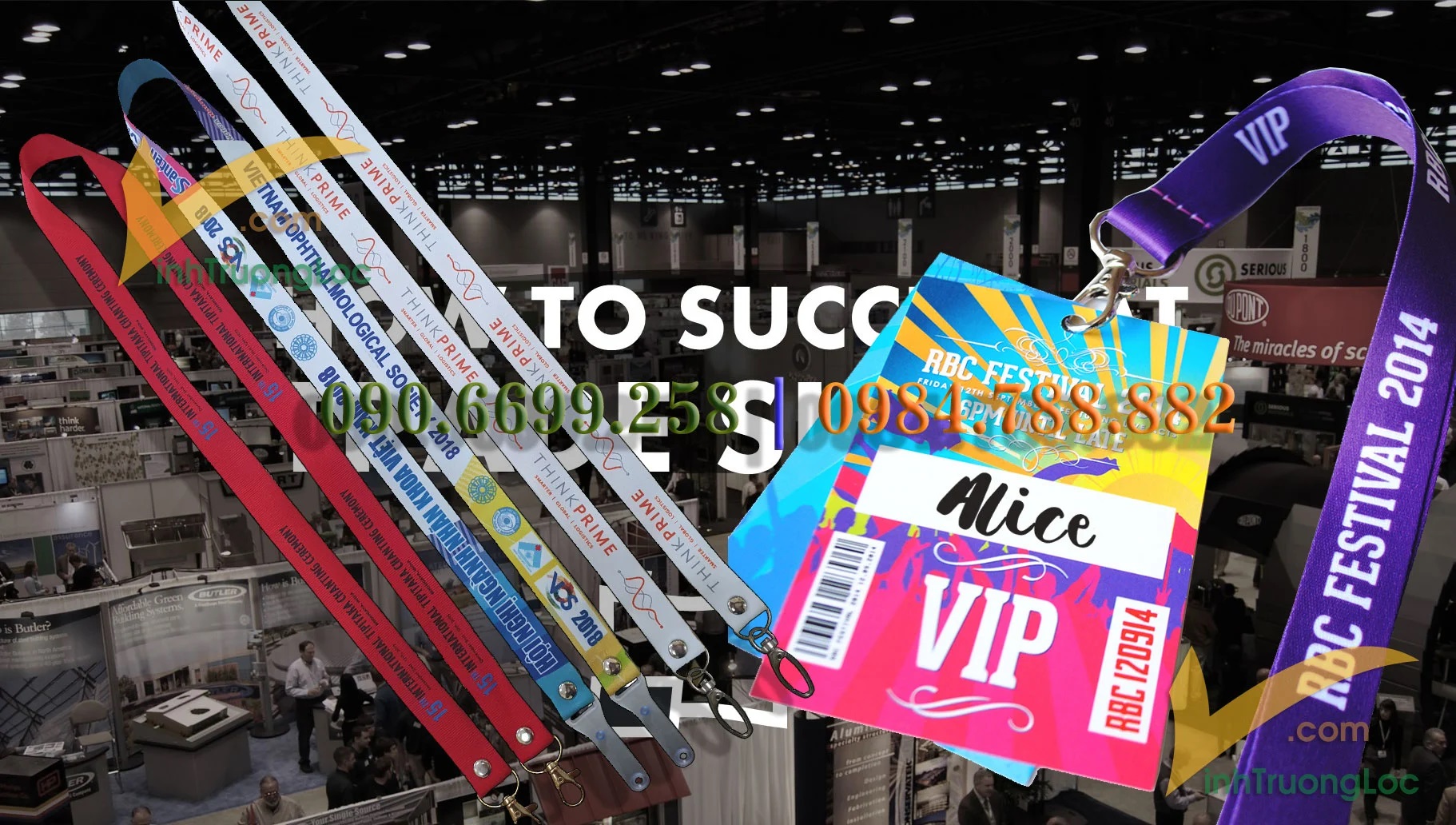 Thẻ đeo hội nghị event