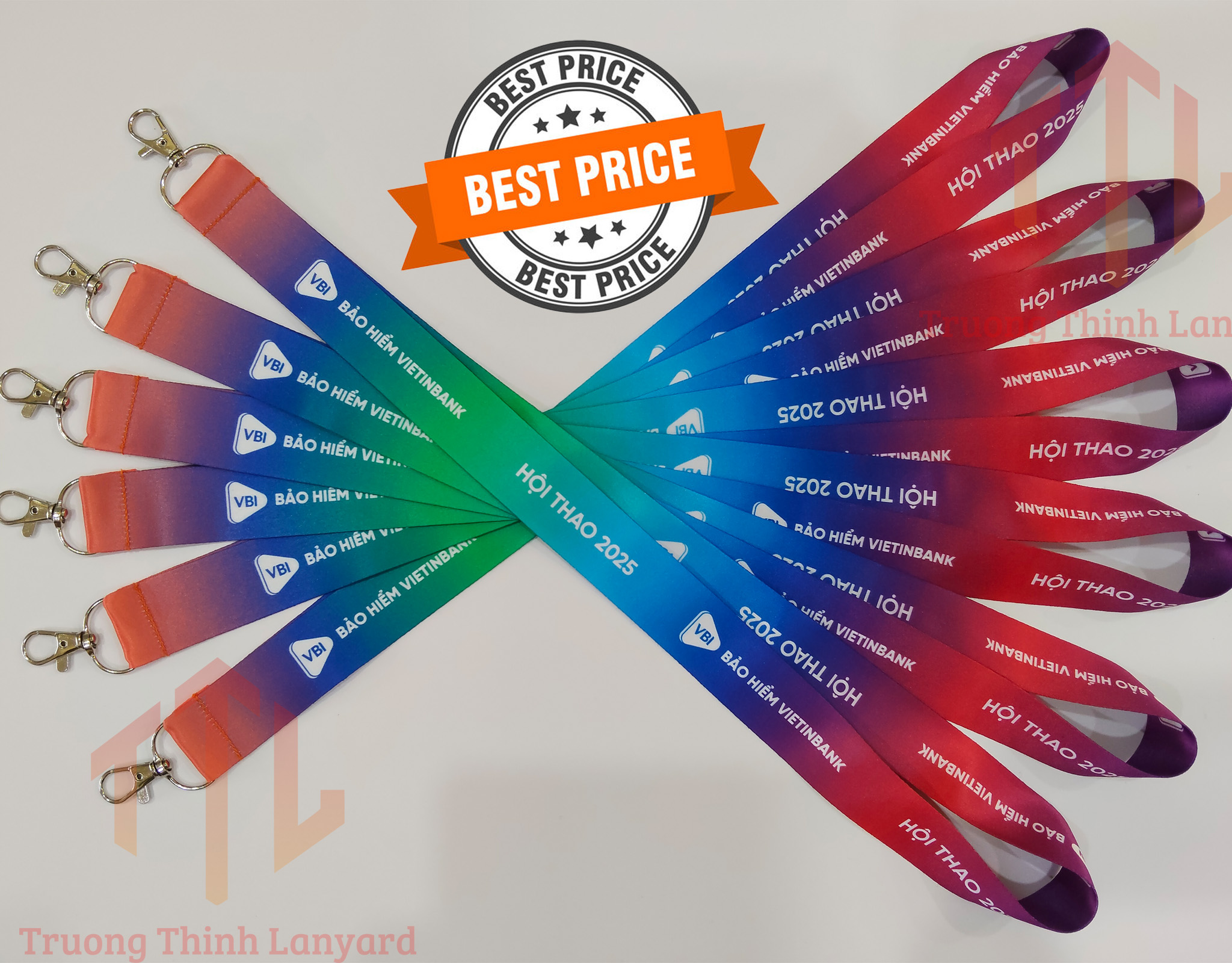 Mẫu dây đeo thẻ stain lanyard 2026