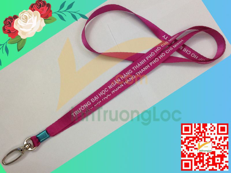 In dây đeo thẻ sinh viên