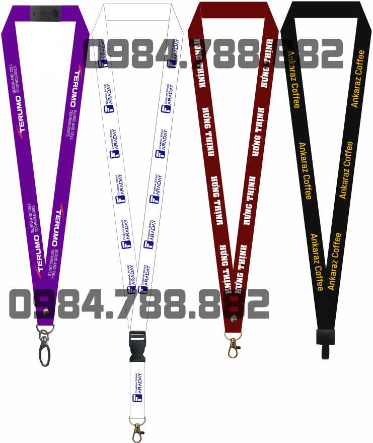 Mockup Dây đeo thẻ giá rẻ tại HCM