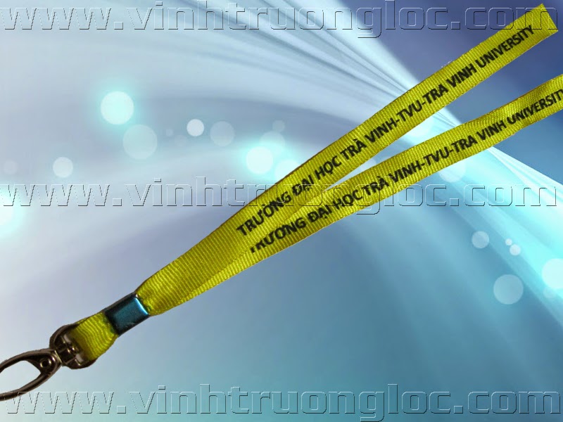 In dây đeo thẻ sinh viên