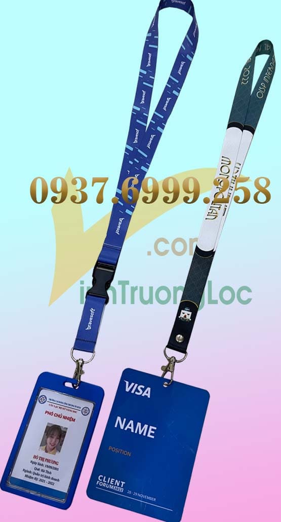 Thẻ đeo nhân viên văn phòng 2024