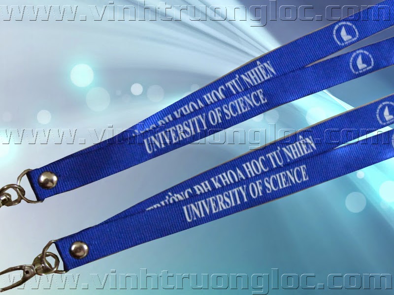 In dây đeo thẻ sinh viên