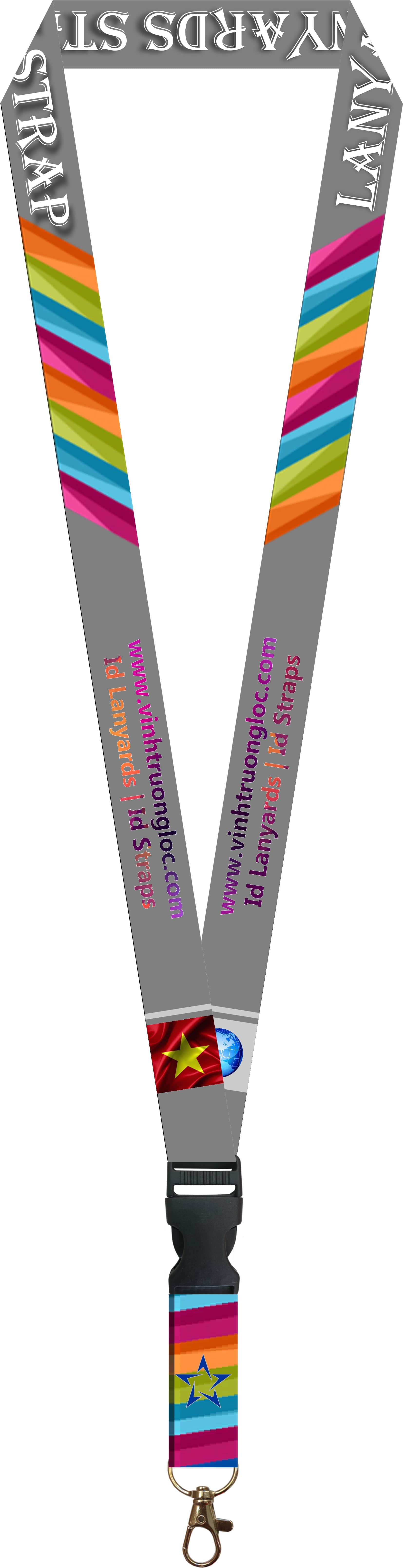 Mẫu Strap Lanyards Sinh Viên Cao cấp 2022