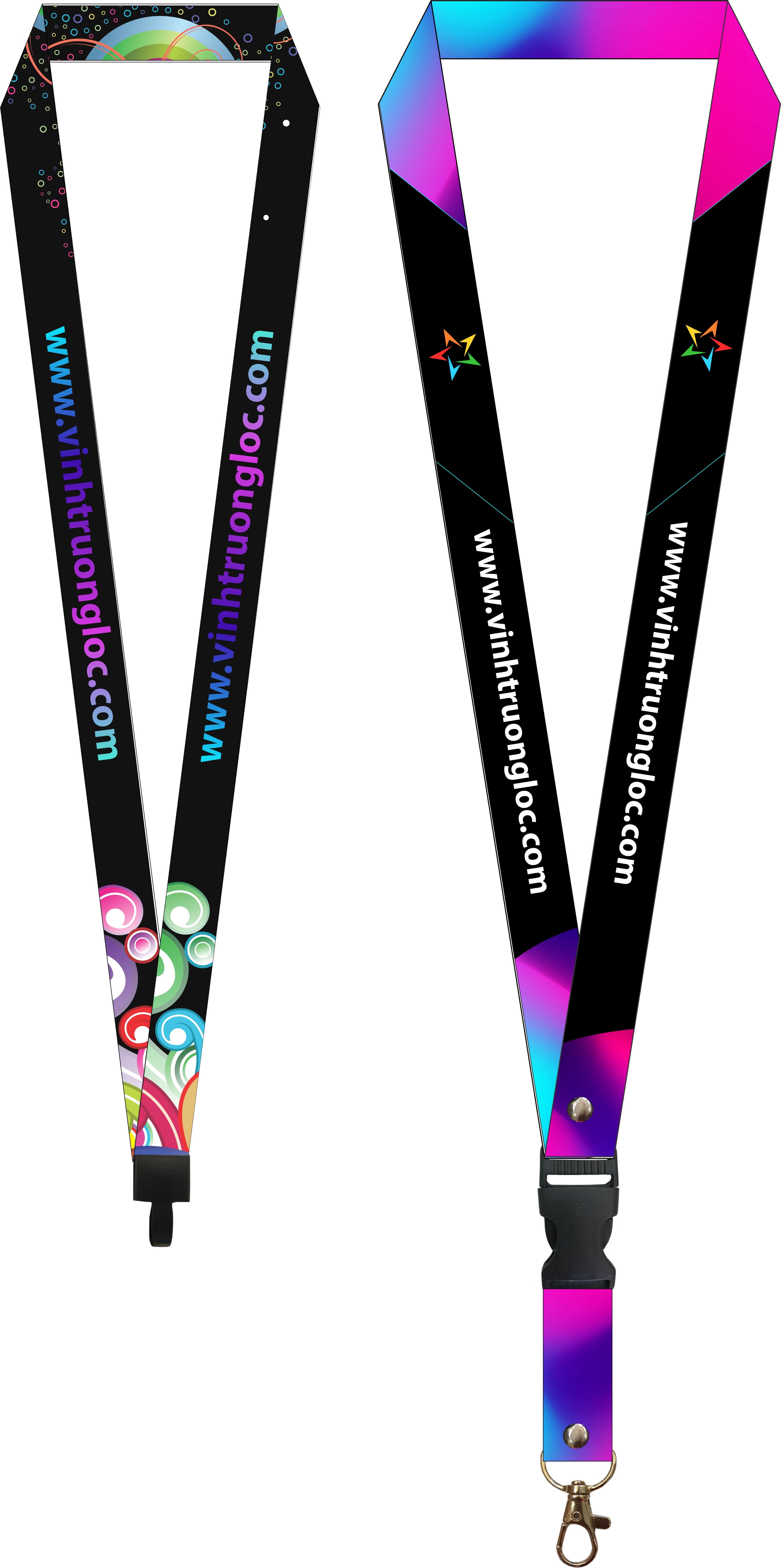 Mẫu Strap Lanyards Sinh Viên Cao cấp 2022