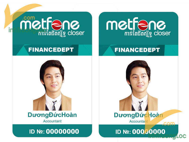 Thẻ nhân viên đứng công ty Metfone Closer
