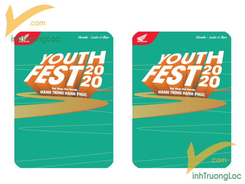 Thẻ đeo tham dự Đại nhạc hội Honda