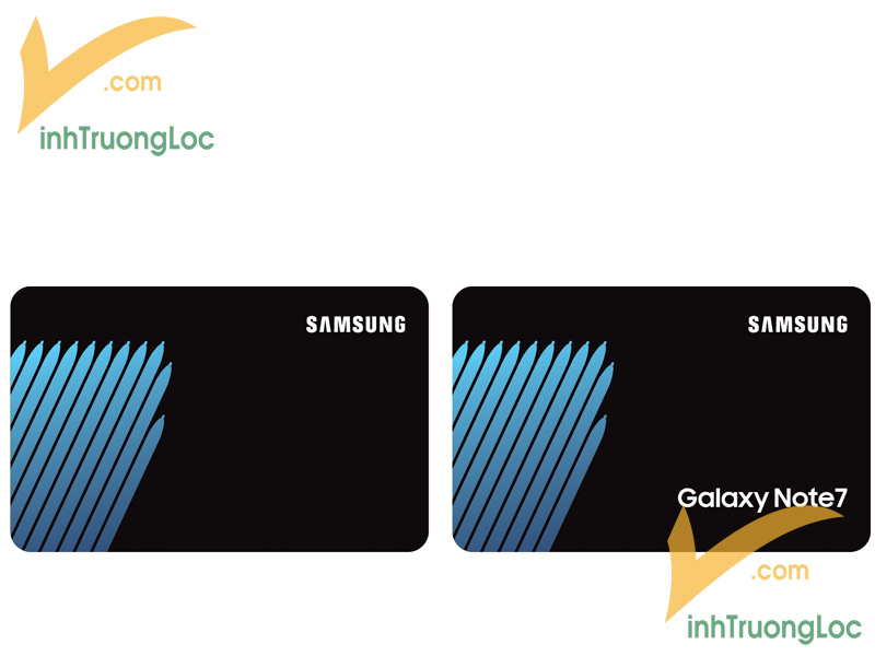 Mẫu thẻ thành viên tham dự sự kiện của Samsung