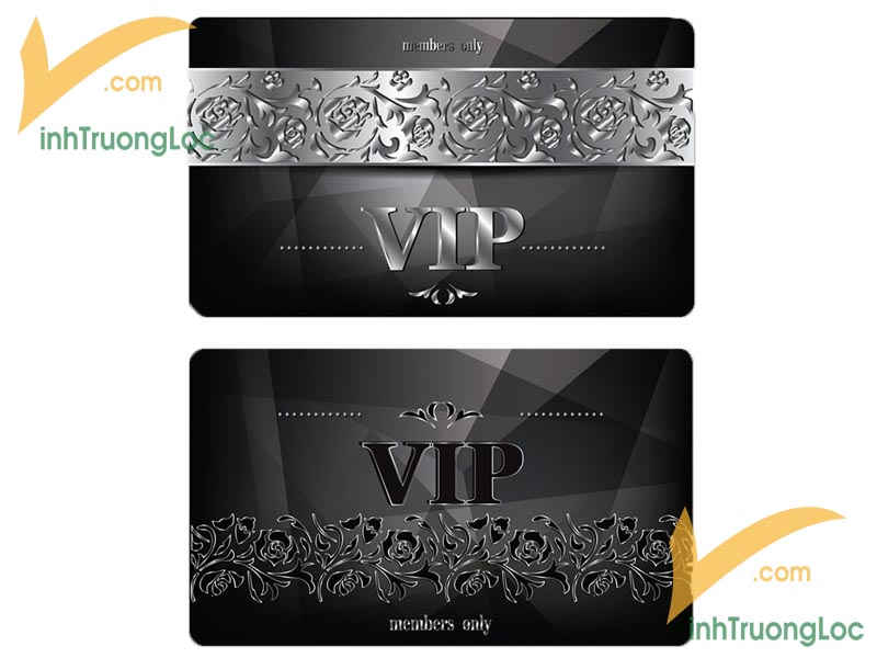 Thẻ VIP dành cho hội viên thân thiết hoa văn sang trọng