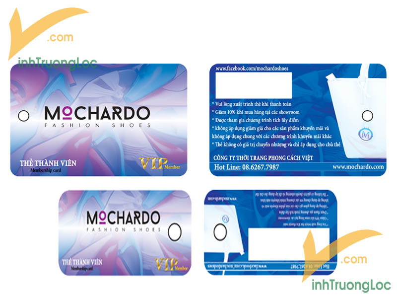 Thẻ VIP ngang Mochardo Fashion Shoes