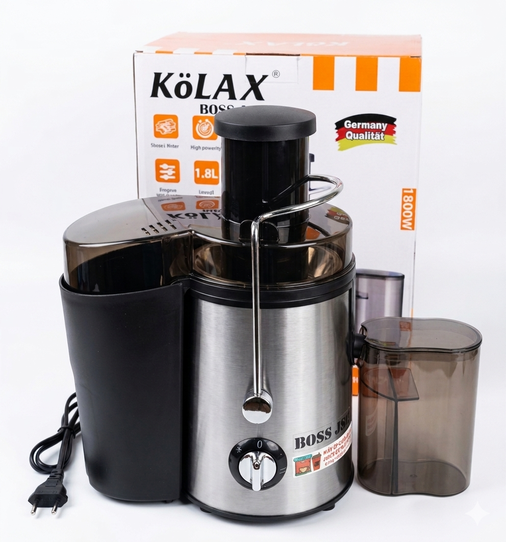 🔥 MÁY ÉP TRÁI CÂY LY TÂM BOSS KOLAX 800W – ÉP NHANH, GIỮ TRỌN DƯỠNG CHẤT! 🔥