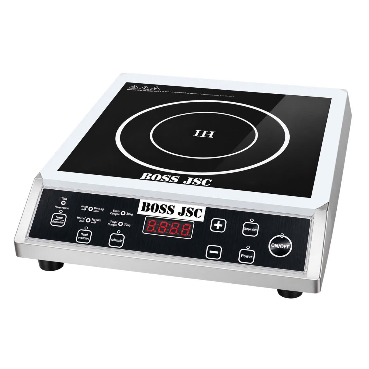 Bếp Từ Công Suất Cao Boss JSC 3500W - Bếp Điện Từ Công Nghiệp Mặt Kính Chịu Lực, Nấu Ăn Nhanh, Dùng Cho Nhà Hàng Khách Sạn